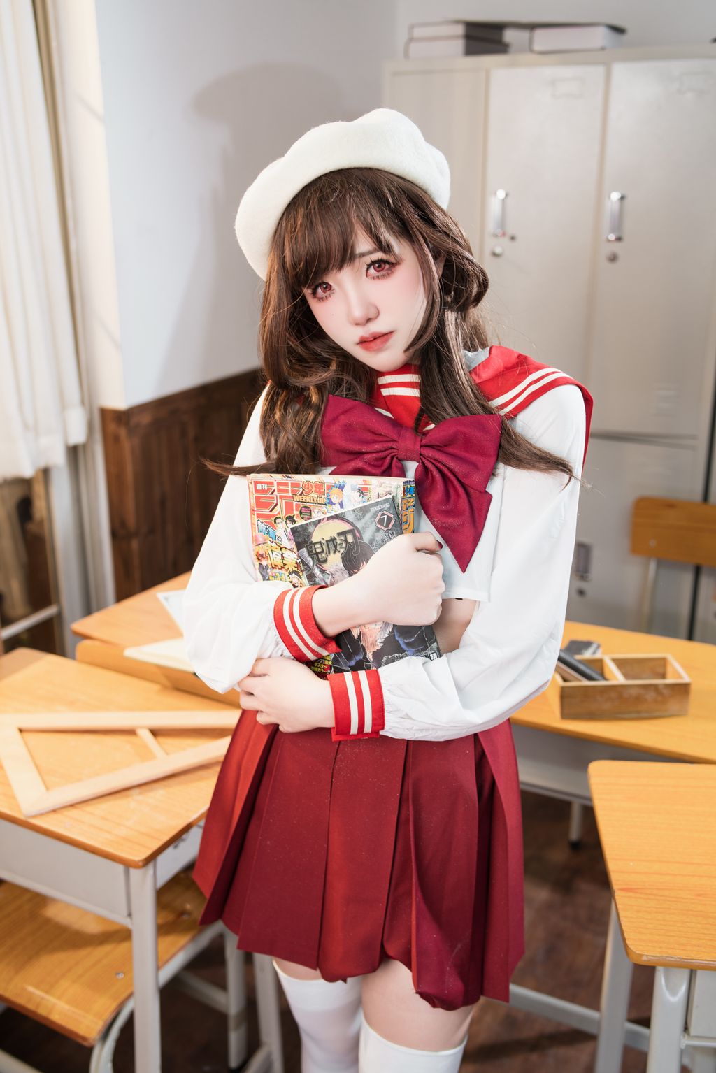 Coser@阿薰kaOri: 白虎女高中生 (110 photos ) 