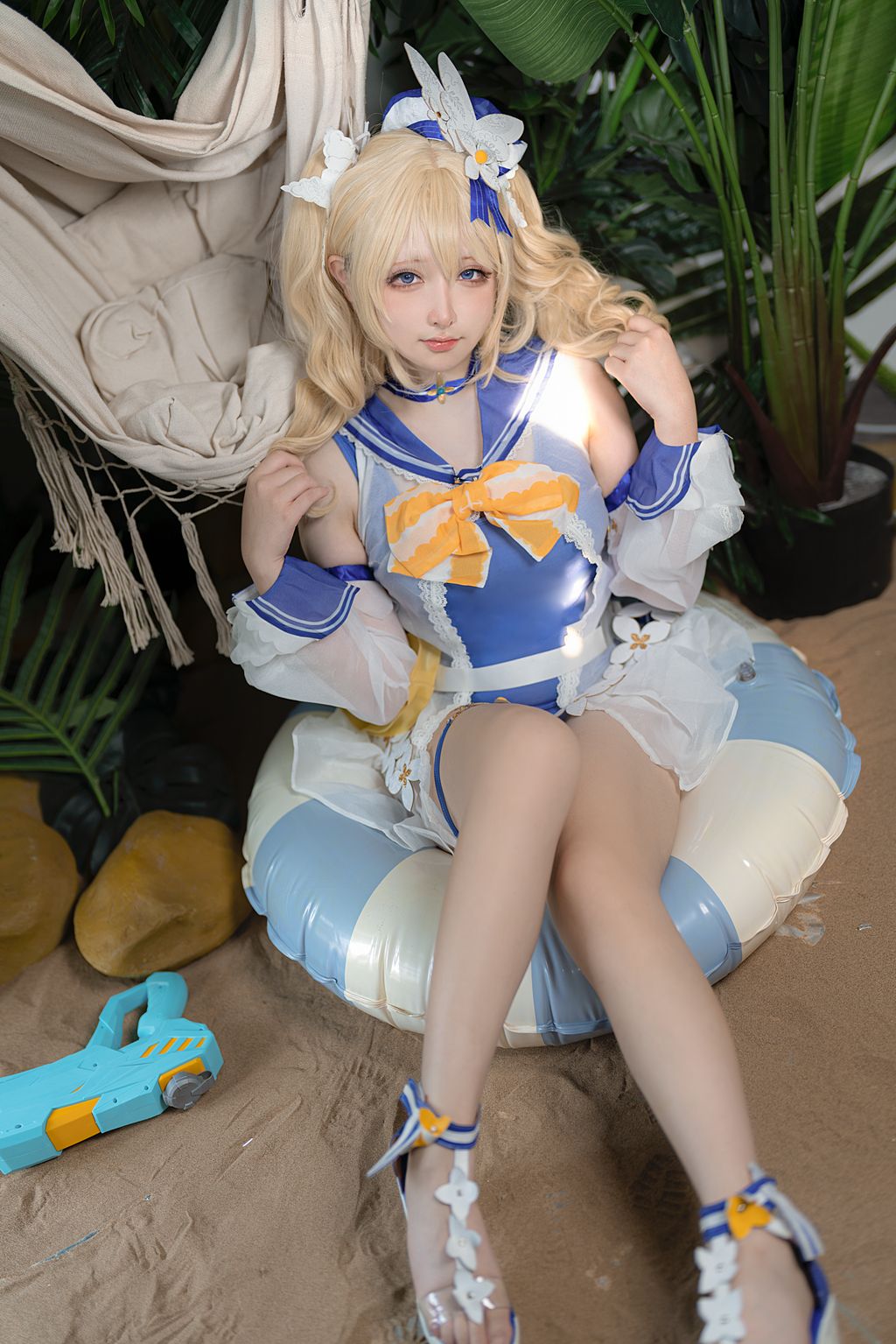 Coser@樱梨梨: 芭芭拉泳装 (30 photos) 