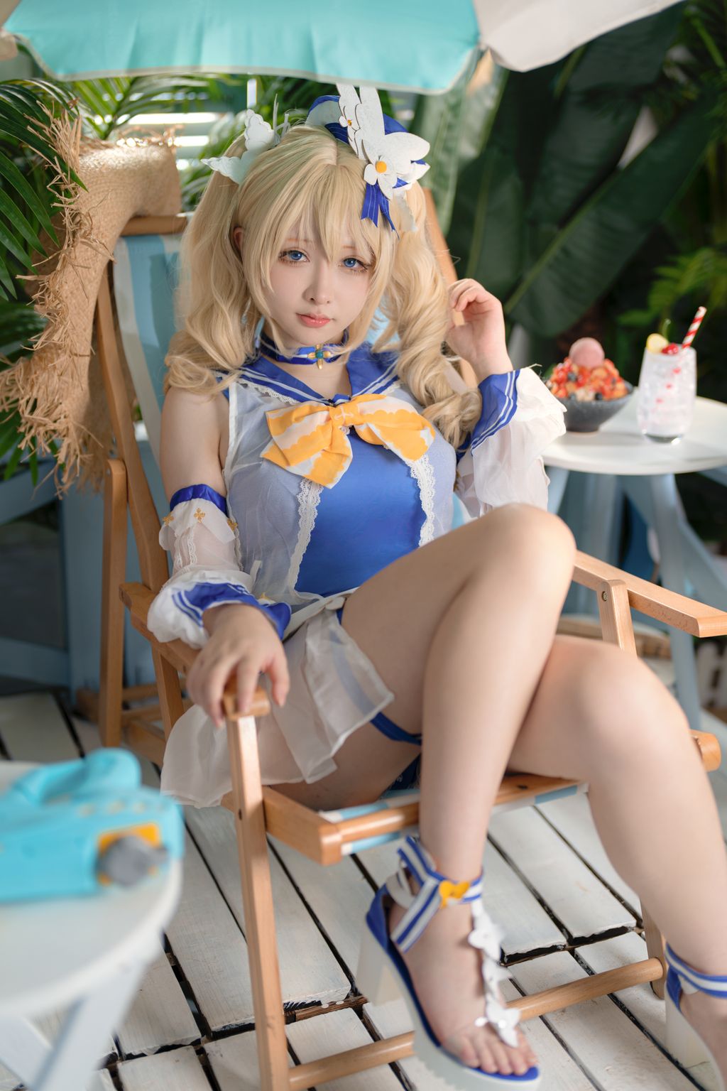 Coser@樱梨梨: 芭芭拉泳装 (30 photos) 