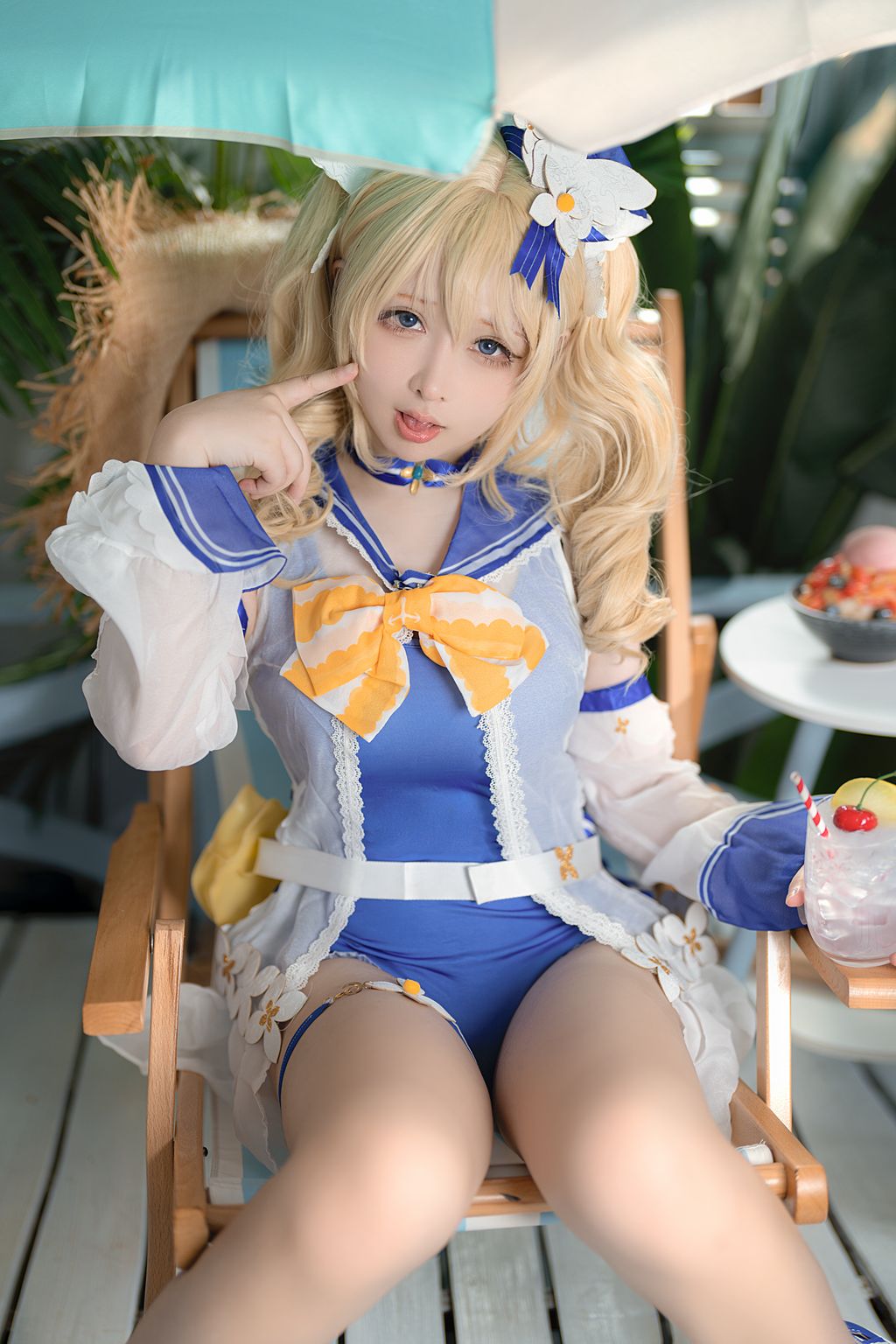 Coser@樱梨梨: 芭芭拉泳装 (30 photos) 