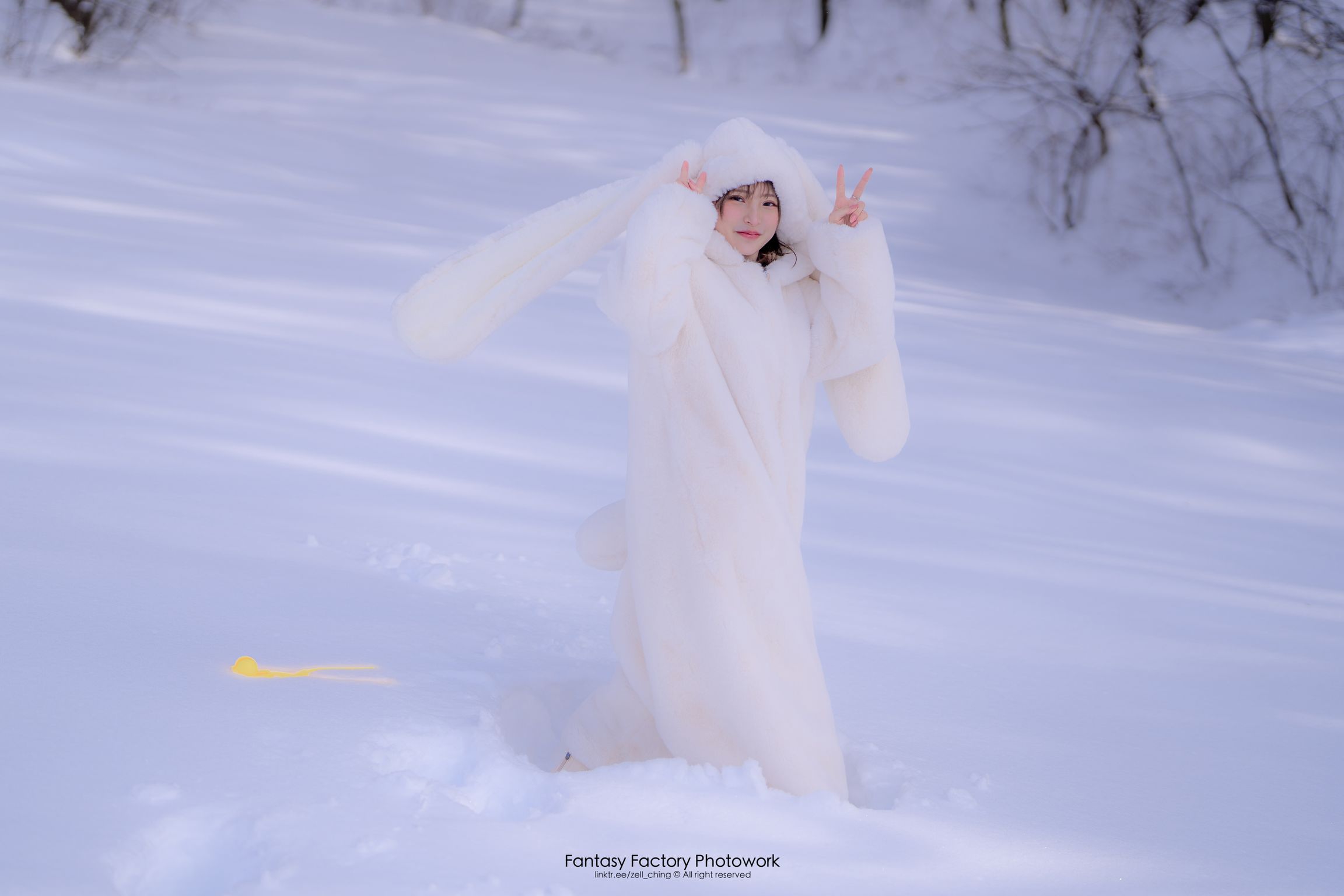 [Fantasy Factory] 小丁: Cosplay写真 – Snow Rabbit (38 photos) 