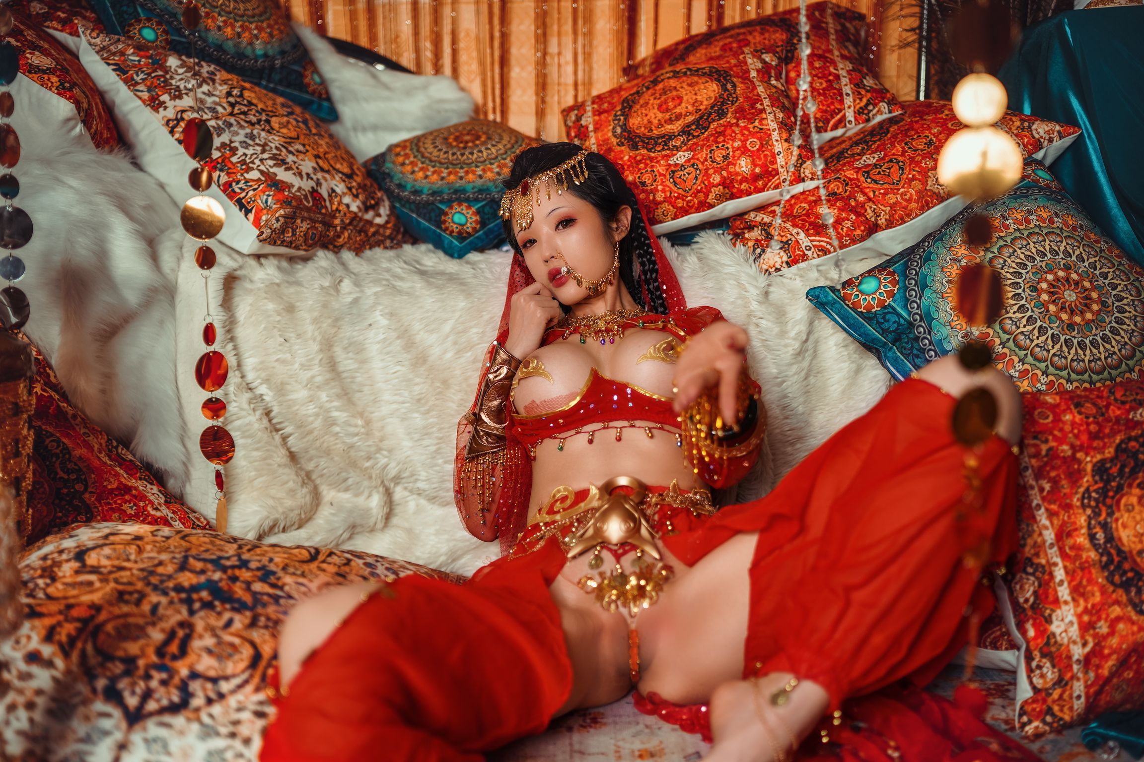 Coser@钛合金TiTi: 塞上红鸾 (52 photos ) 8 Coser@钛合金TiTi: 塞上红鸾 (52 photos ) 8