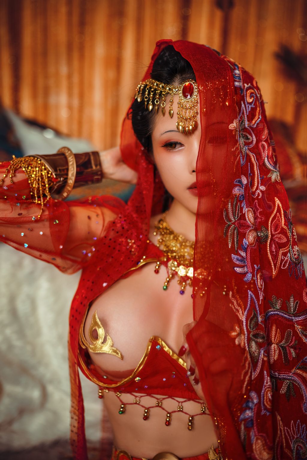 Coser@钛合金TiTi: 塞上红鸾 (52 photos ) 5 Coser@钛合金TiTi: 塞上红鸾 (52 photos ) 5