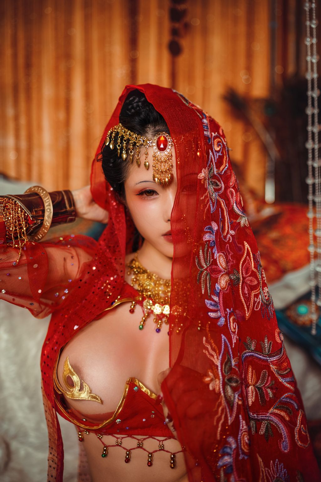 Coser@钛合金TiTi: 塞上红鸾 (52 photos ) 6 Coser@钛合金TiTi: 塞上红鸾 (52 photos ) 6