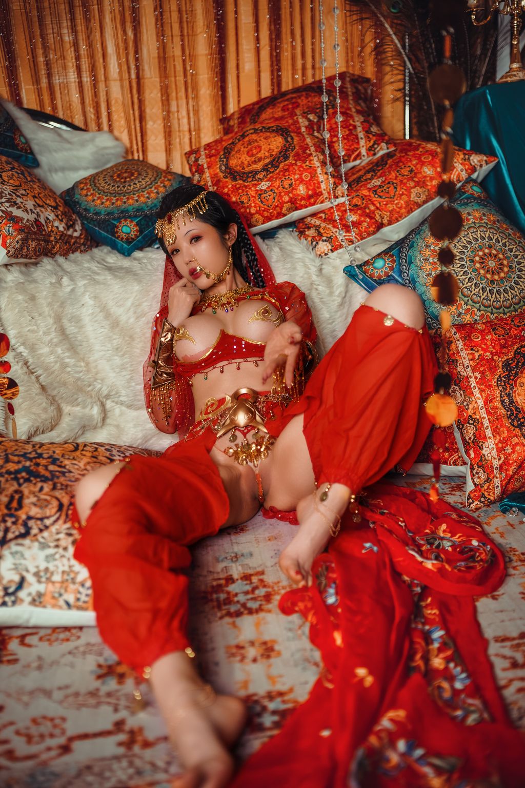 Coser@钛合金TiTi: 塞上红鸾 (52 photos ) 9 Coser@钛合金TiTi: 塞上红鸾 (52 photos ) 9
