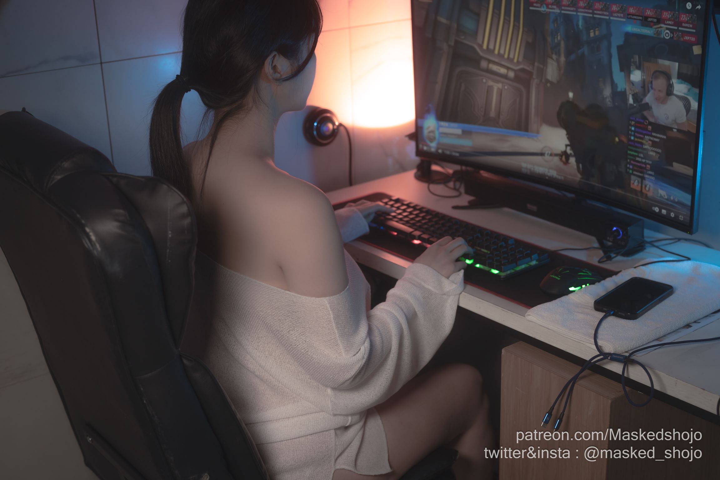 [Patreon] Masked Shojo: No.10 Exploring Girl’s Puzzy (40 photos) 
