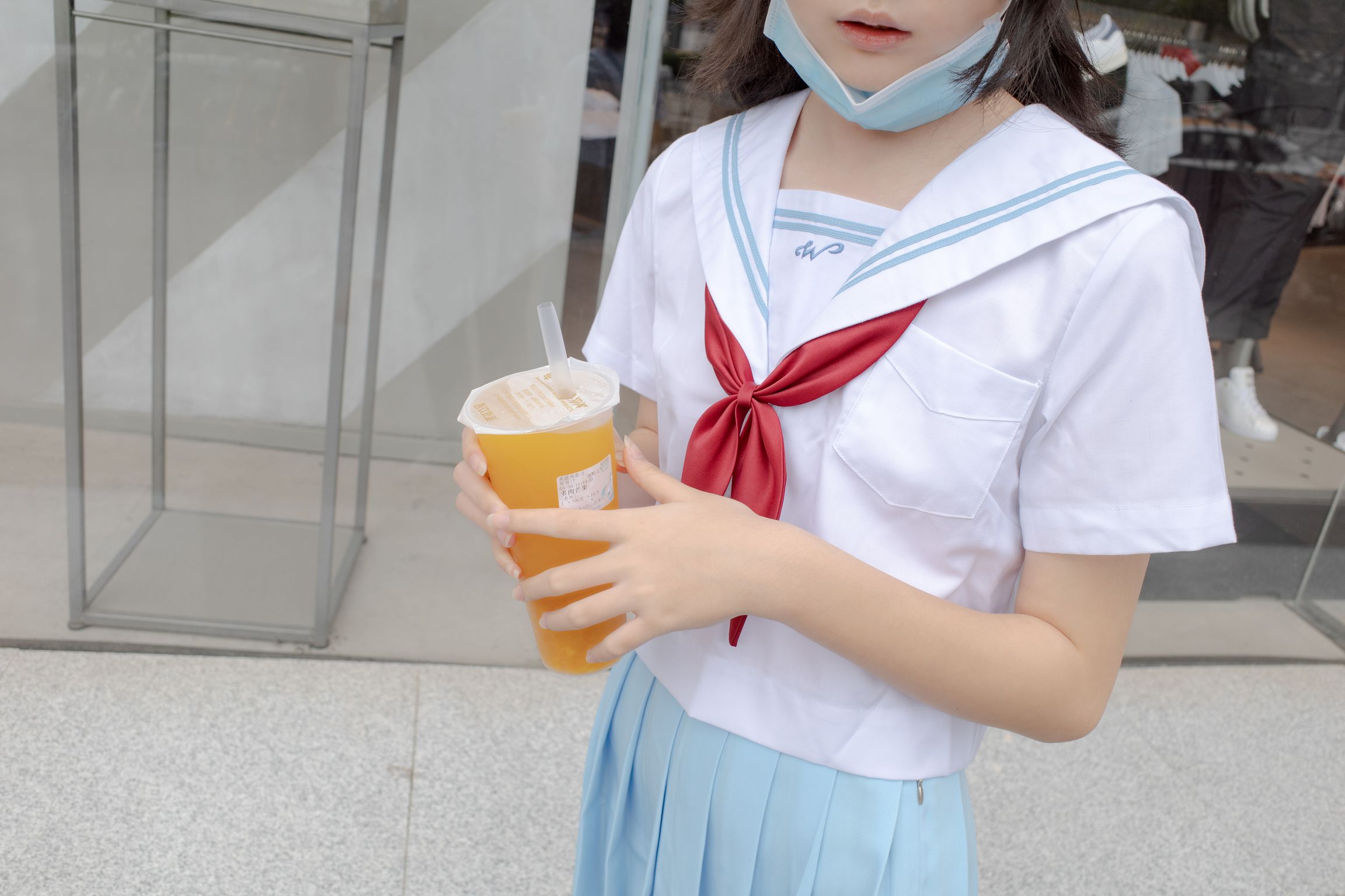 [森萝财团写真] 小满: 内定版 JK明日香校园 (127 photos ) 
