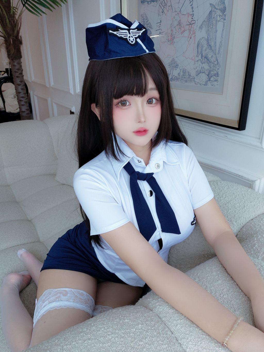 Coser@日奈娇: 空姐 (130 photos ) 
