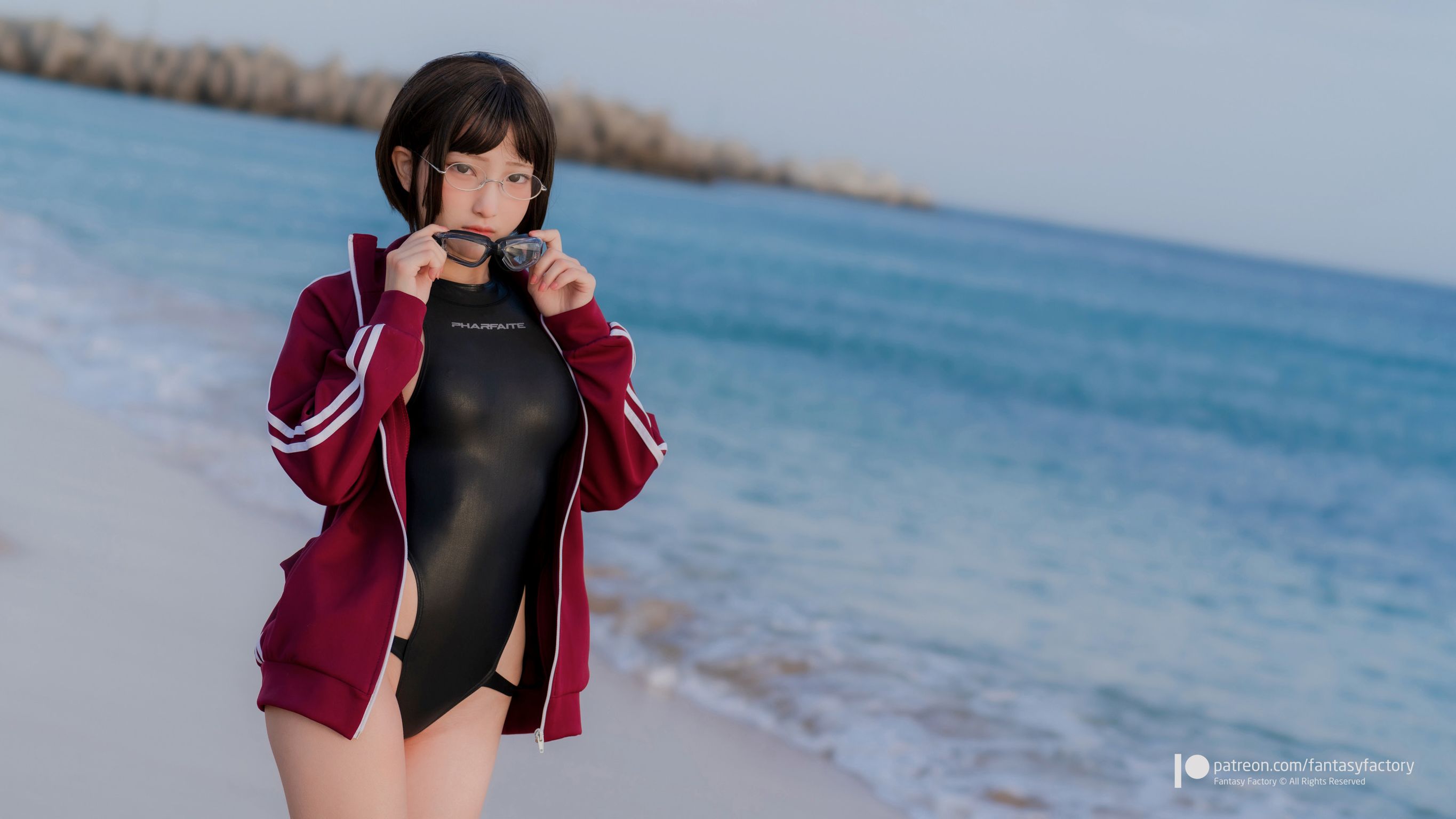 [Fantasy Factory] 小丁: 競泳 (36 photos) 