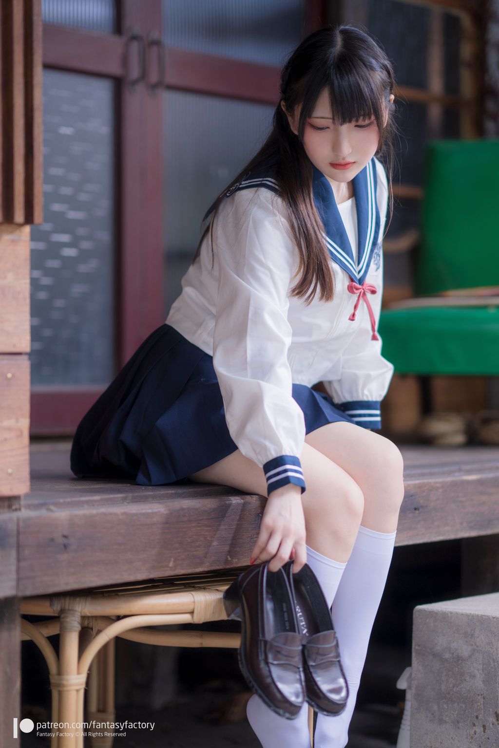 [Fantasy Factory] 小丁: 女子高生 (54 photos) 