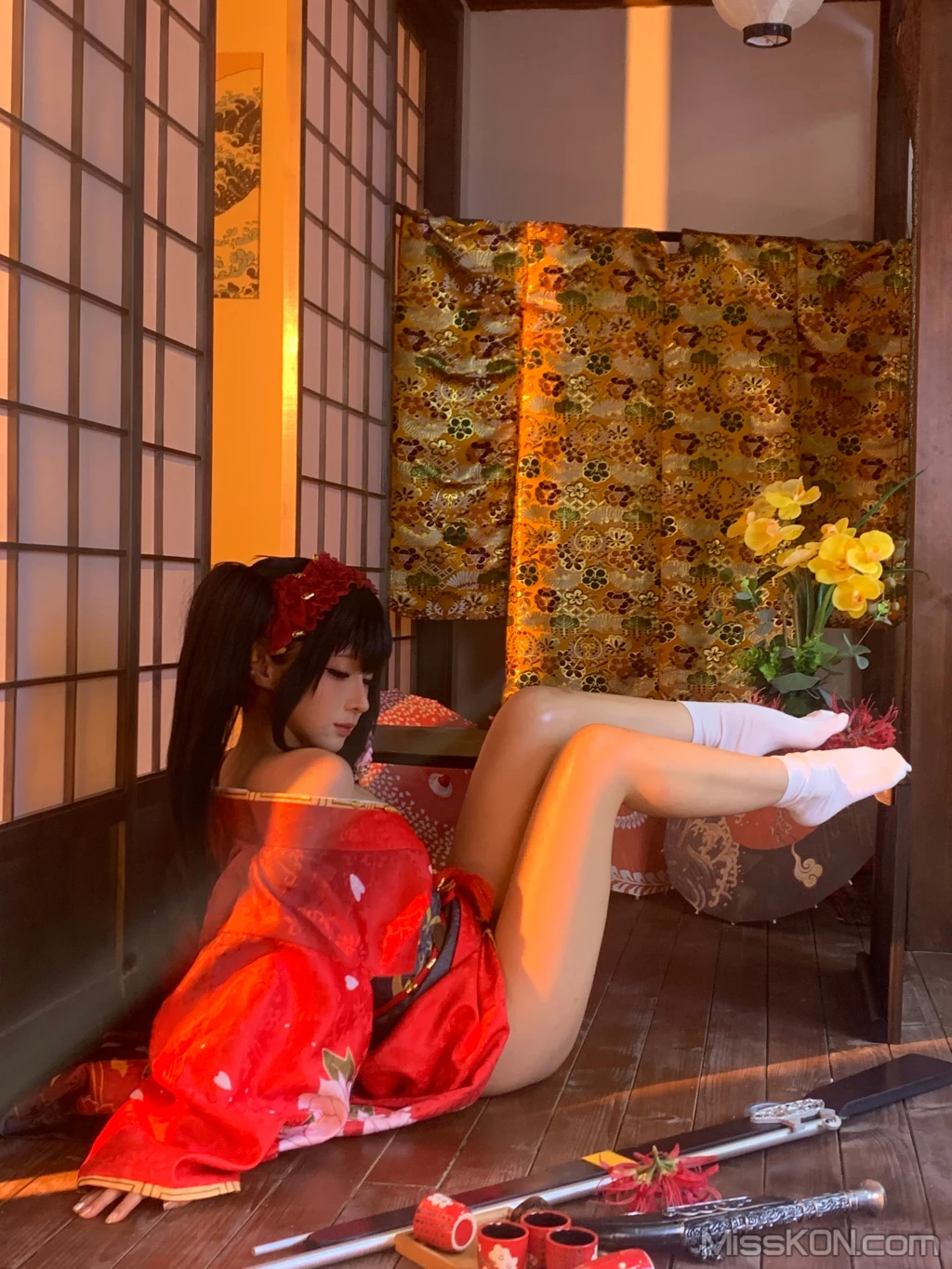 Coser@蠢沫沫 (chunmomo): 狂三和服cos (261 photos ) 8 Coser@蠢沫沫 (chunmomo): 狂三和服cos (261 photos ) 8