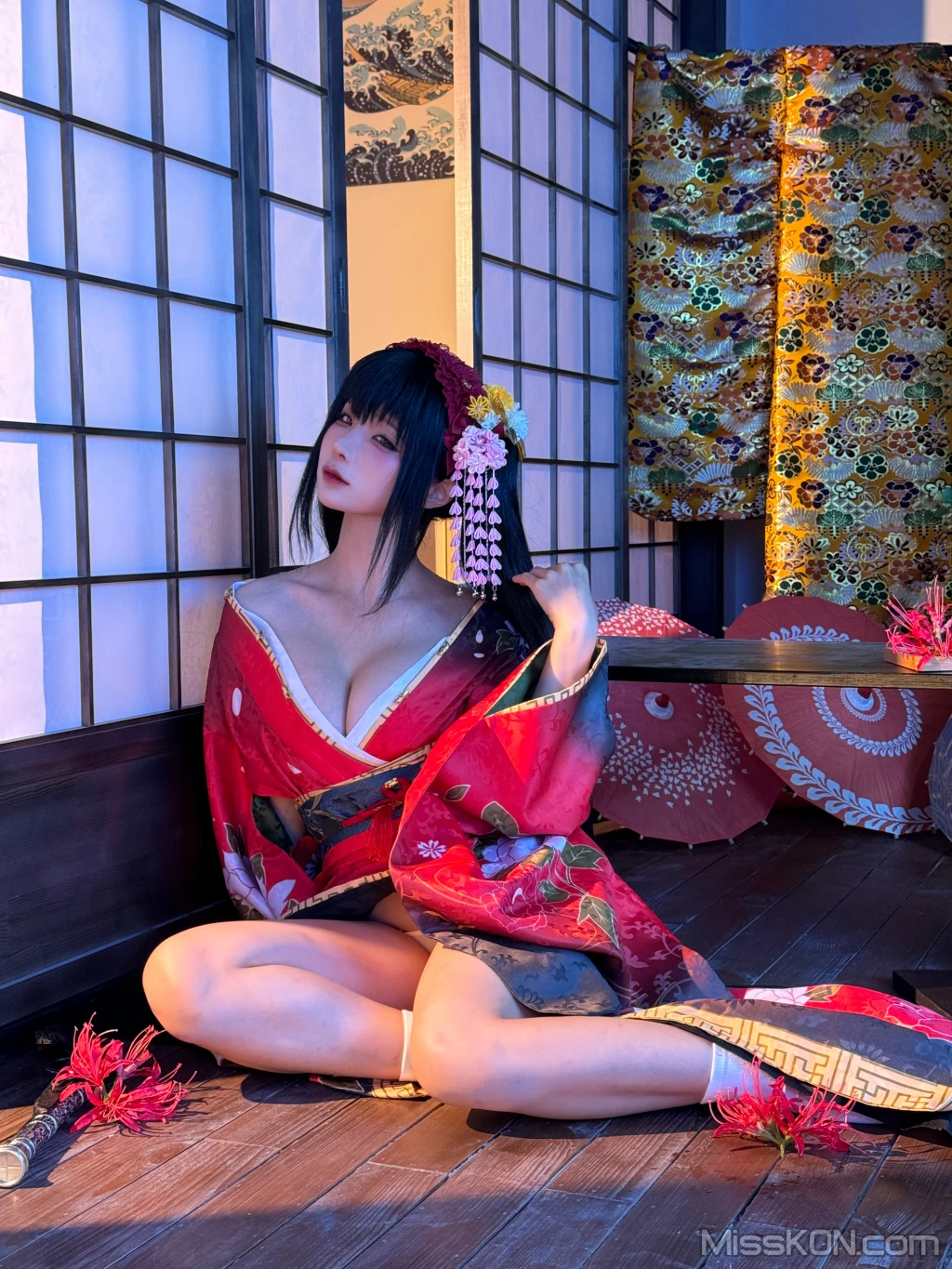 Coser@蠢沫沫 (chunmomo): 狂三和服cos (261 photos ) 17 Coser@蠢沫沫 (chunmomo): 狂三和服cos (261 photos ) 17
