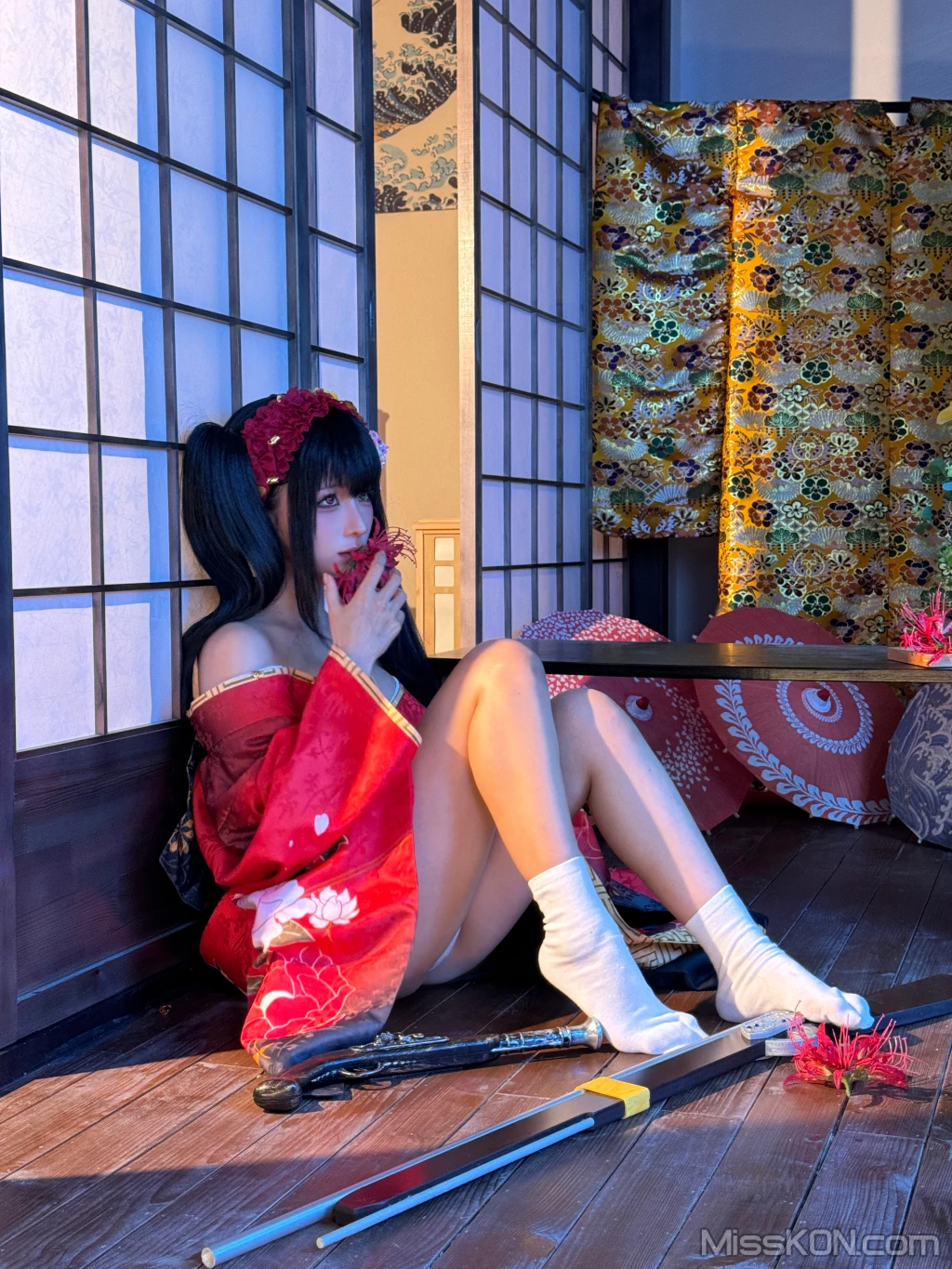 Coser@蠢沫沫 (chunmomo): 狂三和服cos (261 photos ) 19 Coser@蠢沫沫 (chunmomo): 狂三和服cos (261 photos ) 19