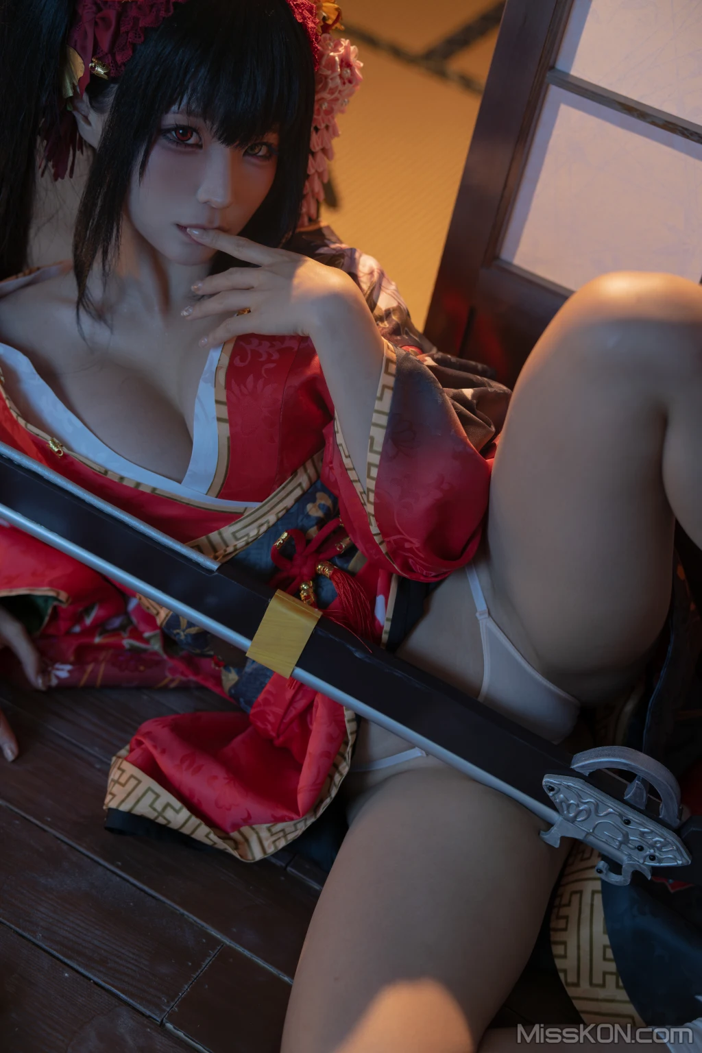 Coser@蠢沫沫 (chunmomo): 狂三和服cos (261 photos ) 6 Coser@蠢沫沫 (chunmomo): 狂三和服cos (261 photos ) 6