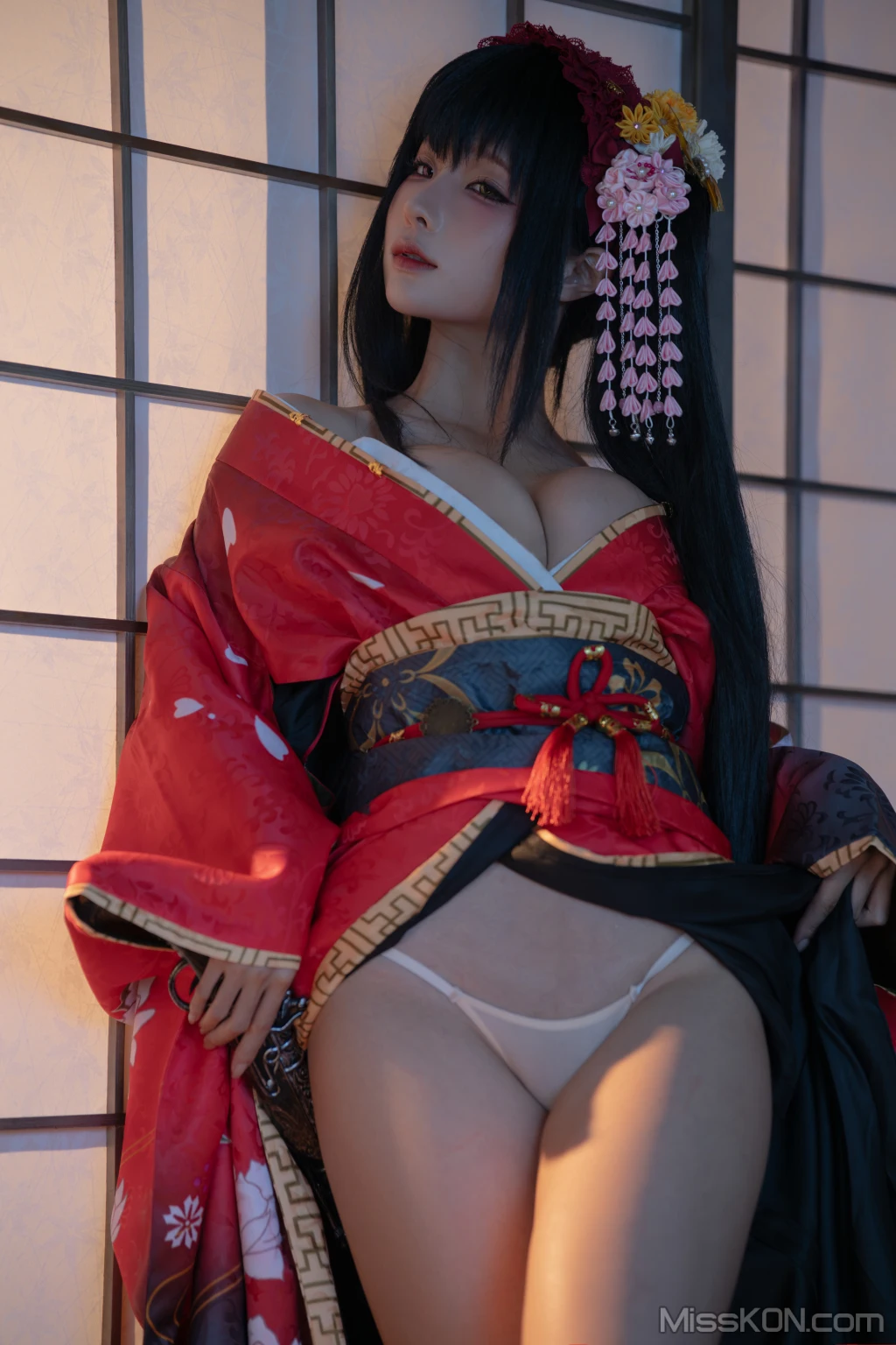 Coser@蠢沫沫 (chunmomo): 狂三和服cos (261 photos ) 3 Coser@蠢沫沫 (chunmomo): 狂三和服cos (261 photos ) 3