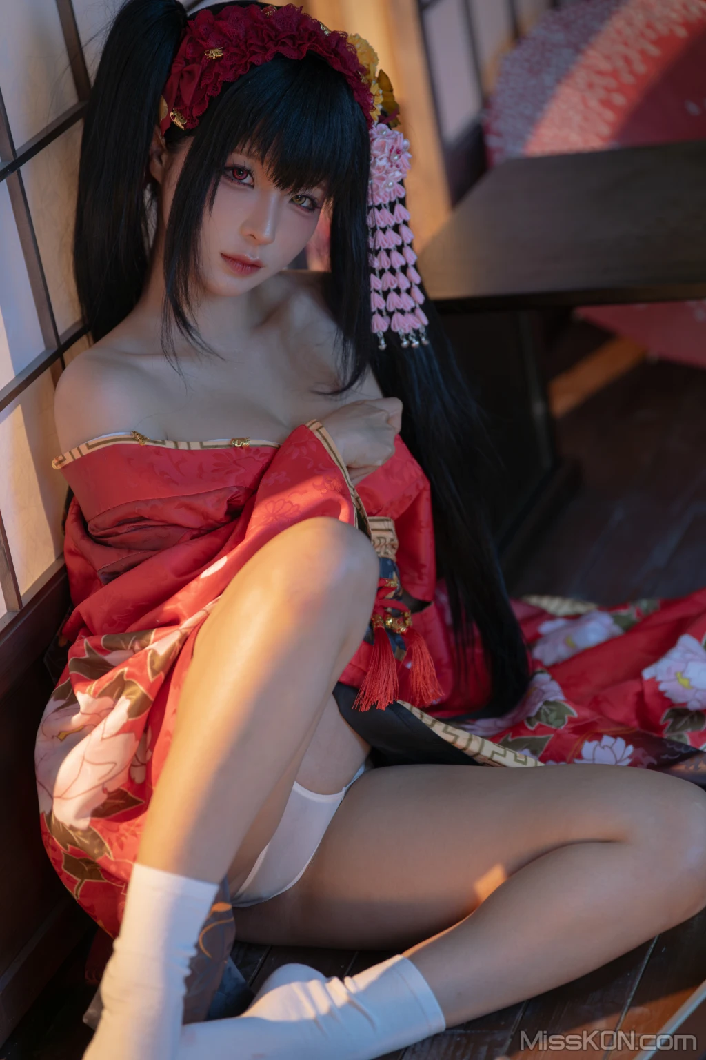 Coser@蠢沫沫 (chunmomo): 狂三和服cos (261 photos ) 17 Coser@蠢沫沫 (chunmomo): 狂三和服cos (261 photos ) 17