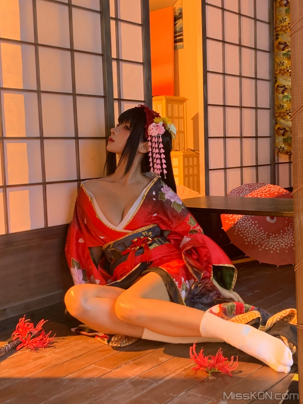 Coser@蠢沫沫 (chunmomo): 狂三和服cos (261 photos ) 8 Coser@蠢沫沫 (chunmomo): 狂三和服cos (261 photos ) 8
