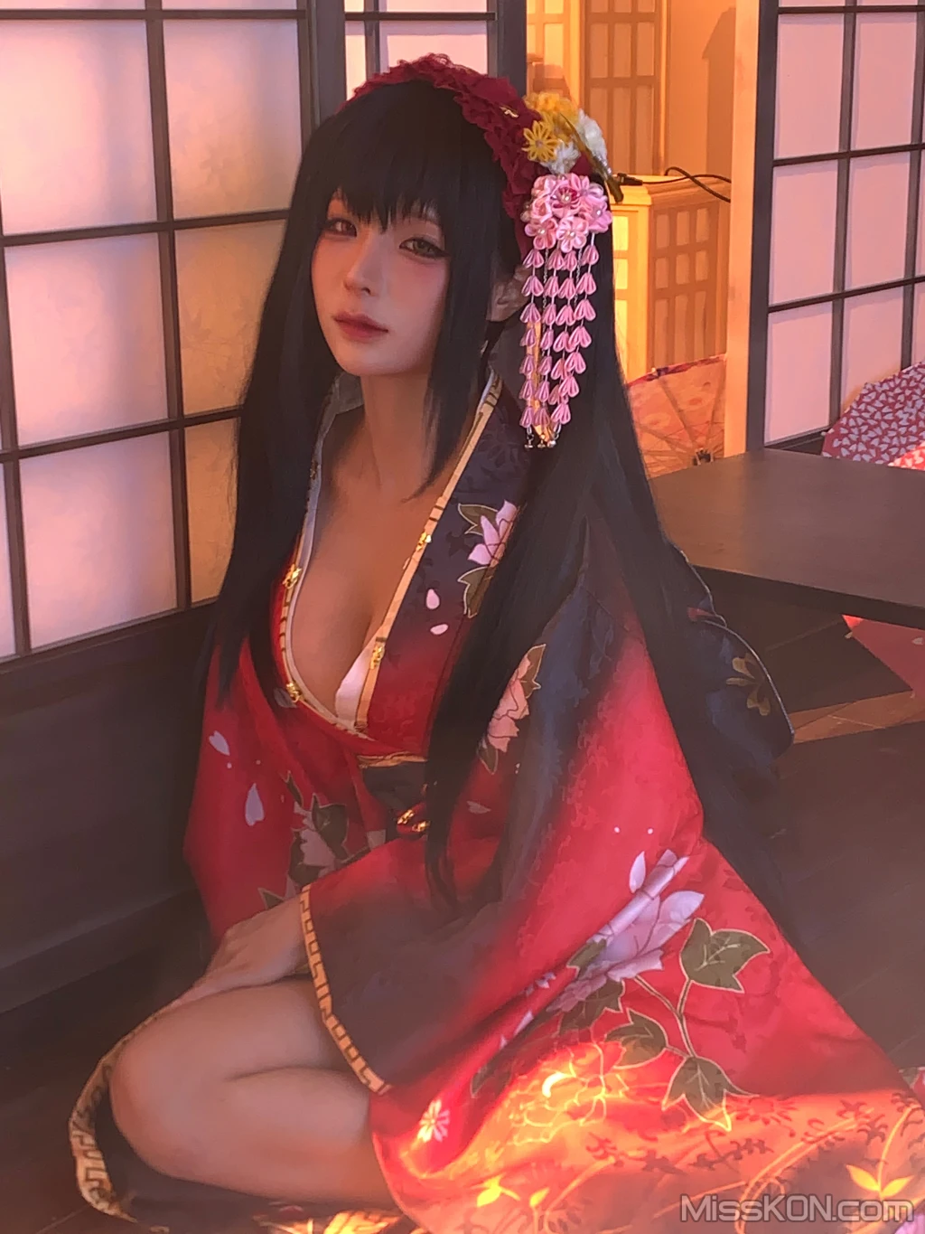 Coser@蠢沫沫 (chunmomo): 狂三和服cos (261 photos ) 6 Coser@蠢沫沫 (chunmomo): 狂三和服cos (261 photos ) 6