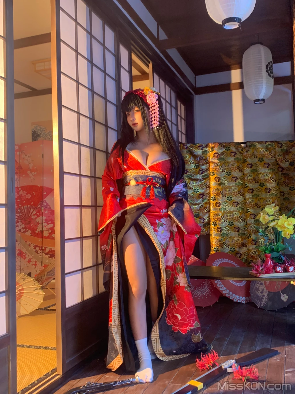 Coser@蠢沫沫 (chunmomo): 狂三和服cos (261 photos ) 18 Coser@蠢沫沫 (chunmomo): 狂三和服cos (261 photos ) 18
