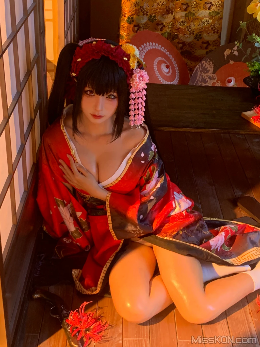 Coser@蠢沫沫 (chunmomo): 狂三和服cos (261 photos ) 11 Coser@蠢沫沫 (chunmomo): 狂三和服cos (261 photos ) 11