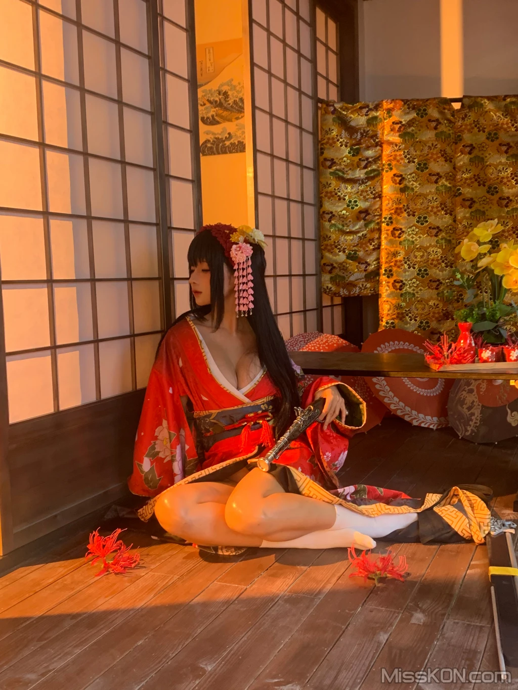 Coser@蠢沫沫 (chunmomo): 狂三和服cos (261 photos ) 13 Coser@蠢沫沫 (chunmomo): 狂三和服cos (261 photos ) 13