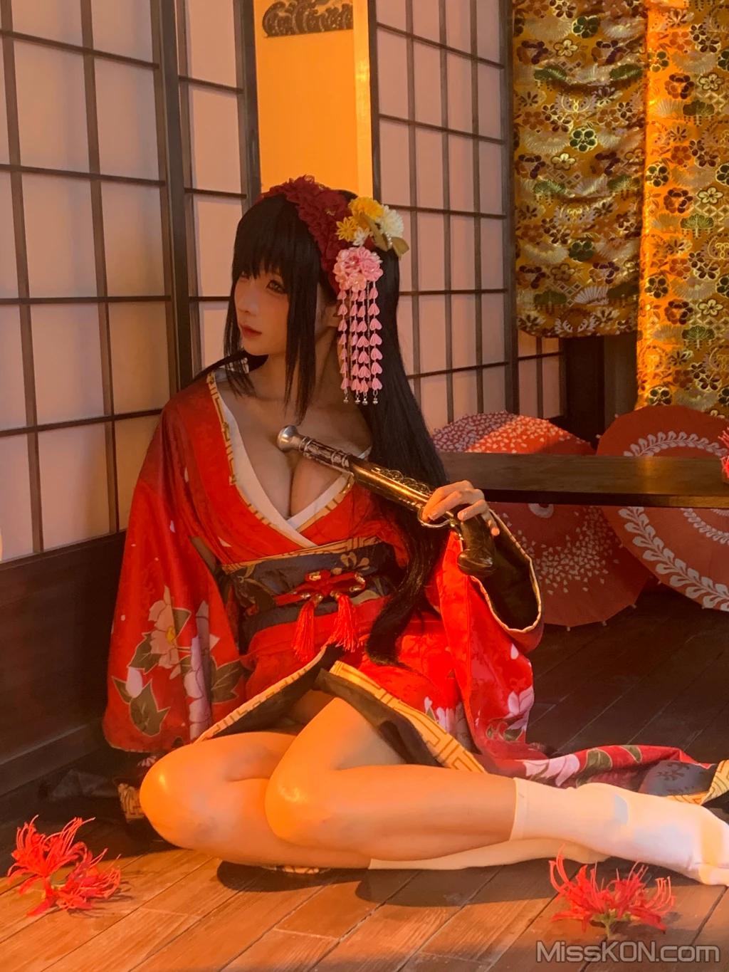 Coser@蠢沫沫 (chunmomo): 狂三和服cos (261 photos ) 14 Coser@蠢沫沫 (chunmomo): 狂三和服cos (261 photos ) 14