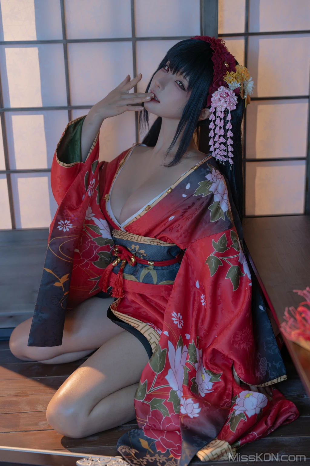 Coser@蠢沫沫 (chunmomo): 狂三和服cos (261 photos ) 16 Coser@蠢沫沫 (chunmomo): 狂三和服cos (261 photos ) 16