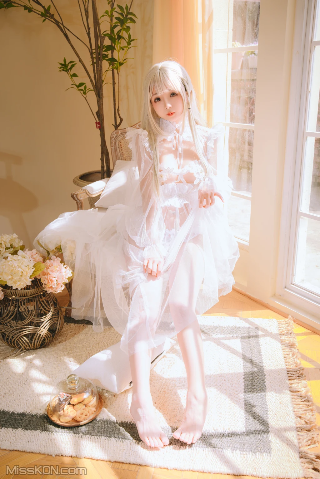 Coser@日奈娇: 白纱衣 (136 photos ) 6 Coser@日奈娇: 白纱衣 (136 photos ) 6