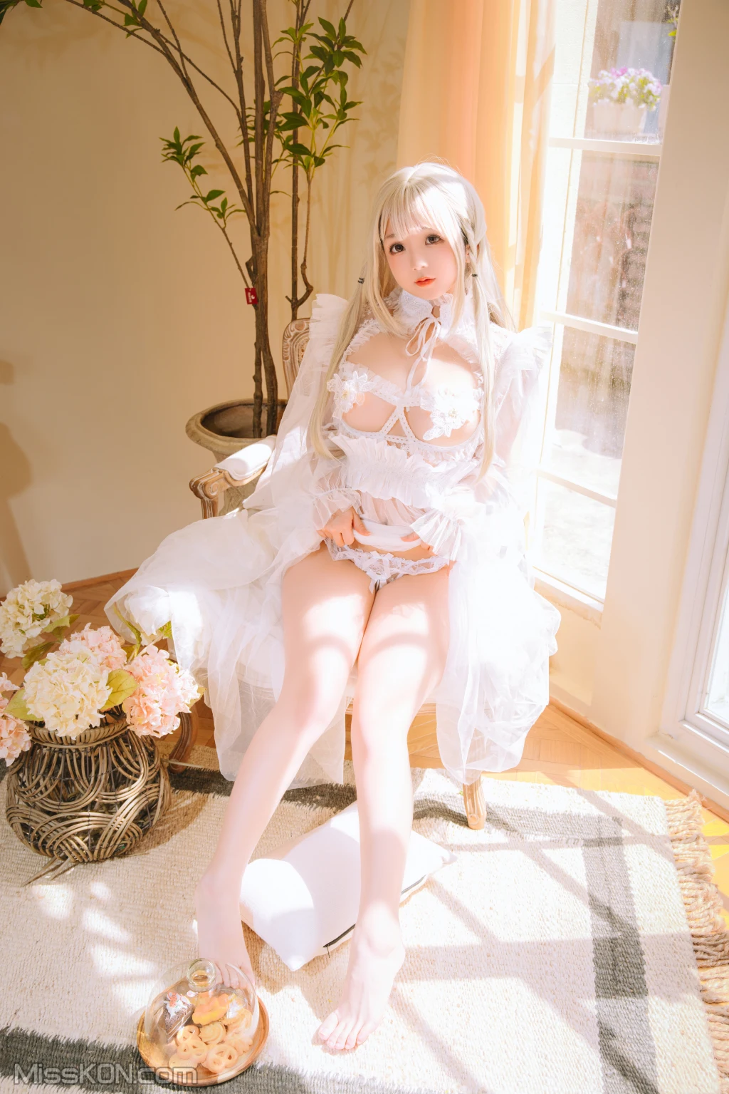 Coser@日奈娇: 白纱衣 (136 photos ) 10 Coser@日奈娇: 白纱衣 (136 photos ) 10