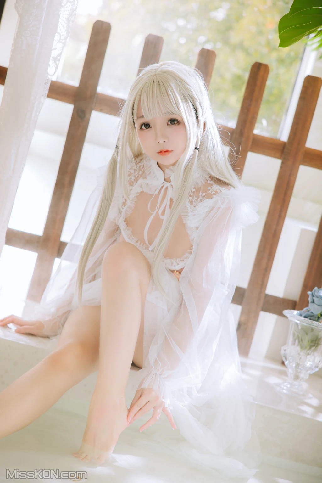 Coser@日奈娇: 白纱衣 (136 photos ) 7 Coser@日奈娇: 白纱衣 (136 photos ) 7