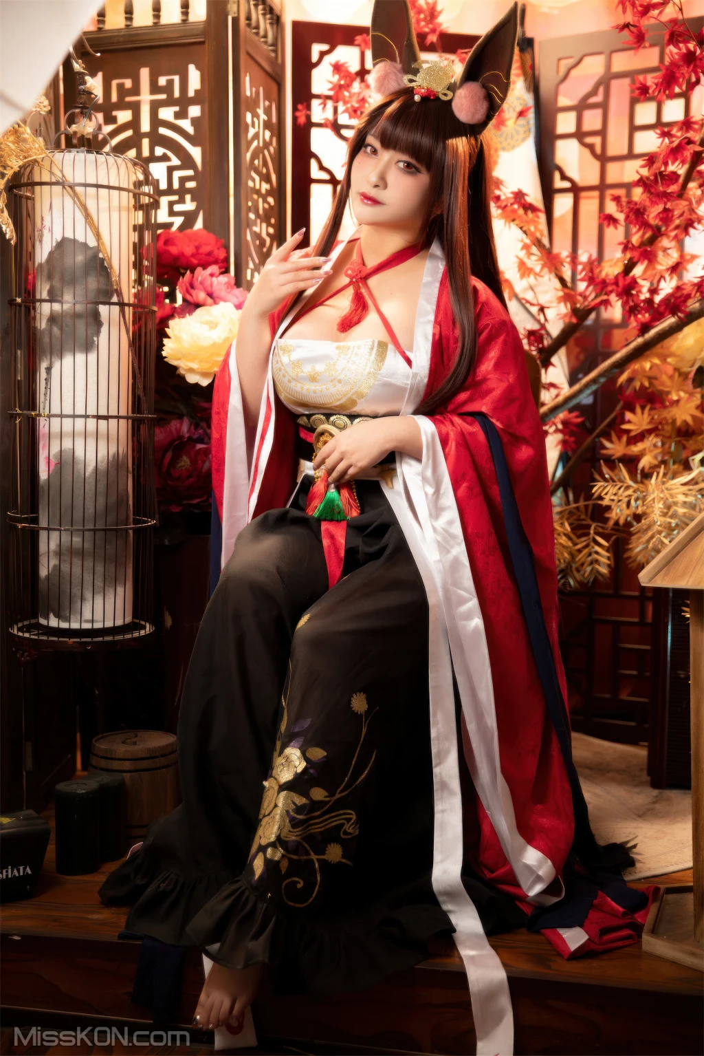 Coser@洛璃LoLiSAMA: 赤城 朝凰来仪 (58 photos) 