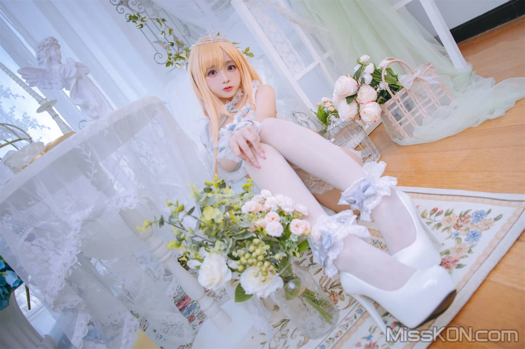 Coser@日奈娇: 喜多川海梦 花嫁 (76 photos) 