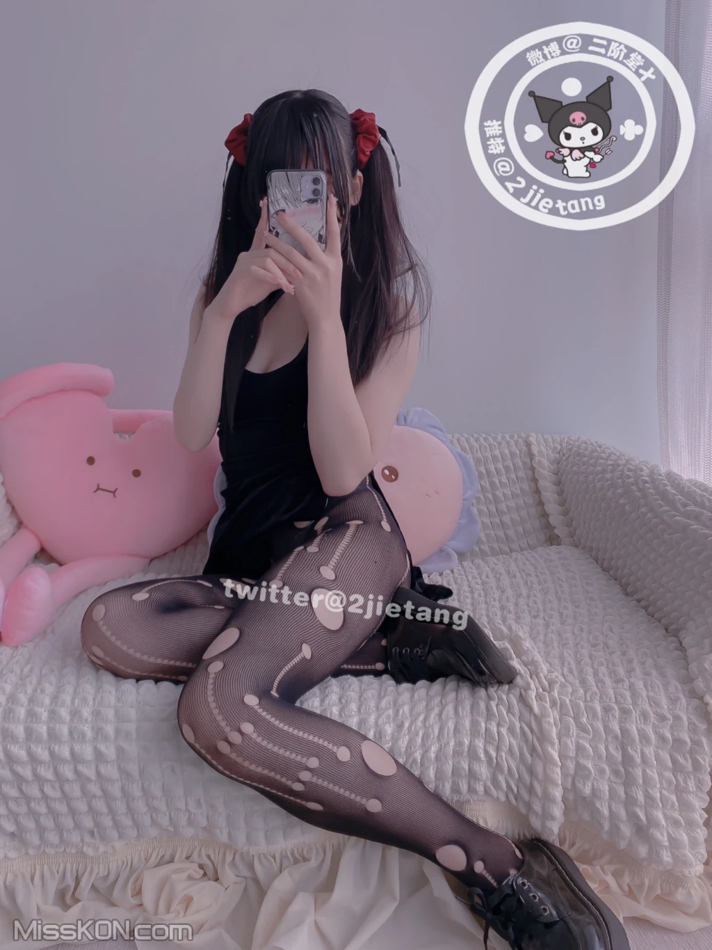 Coser@二阶堂: 旗袍黑丝渔网 (100 photos ) 