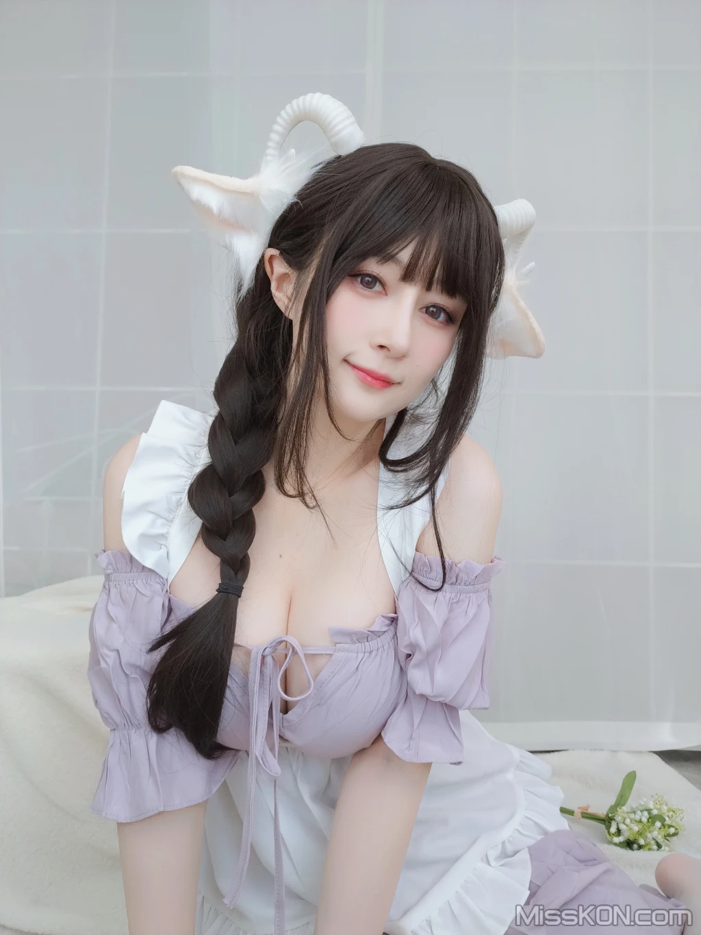 Coser@白银81: 白丝兔耳女仆 (162 photos) 16 Coser@白银81: 白丝兔耳女仆 (162 photos) 16