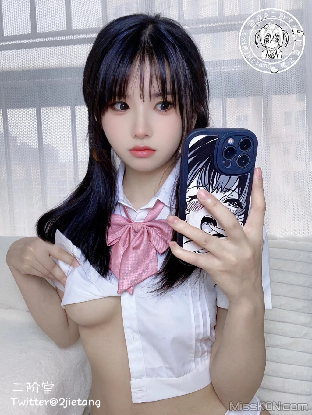 Coser@二阶堂: JK学妹 (118 photos) 4 Coser@二阶堂: JK学妹 (118 photos) 4