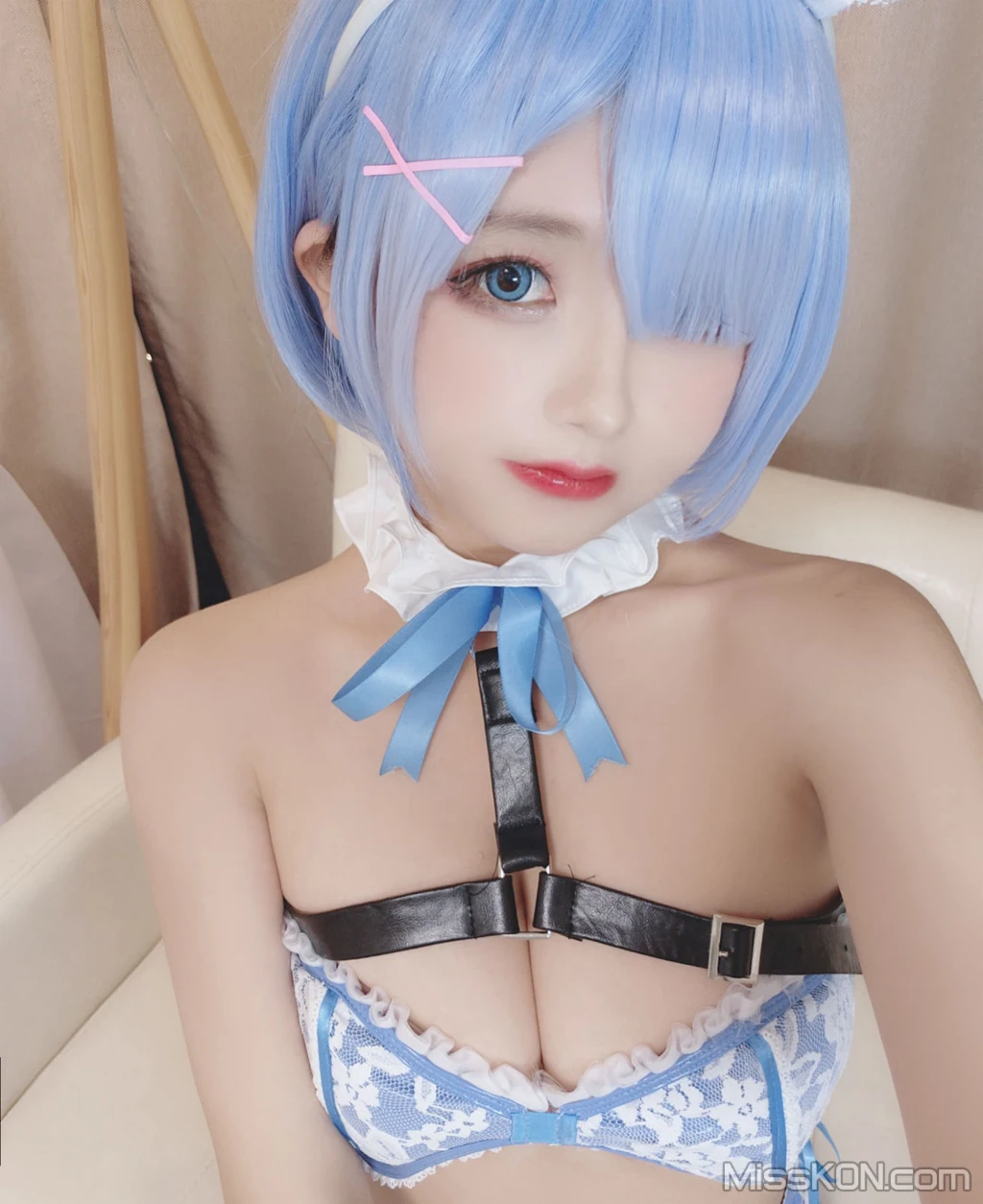 Coser@日奈娇: 蕾姆蓝色护士 (88 photos) 12 Coser@日奈娇: 蕾姆蓝色护士 (88 photos) 12