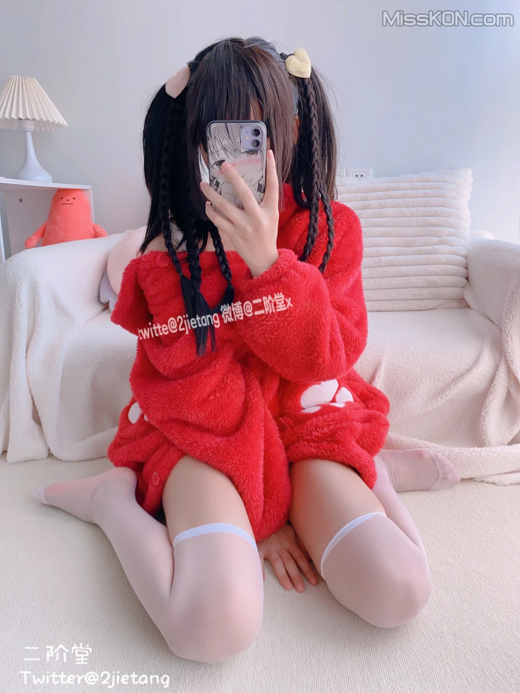 Coser@二阶堂: 红色熊衣 (134 photos ) 