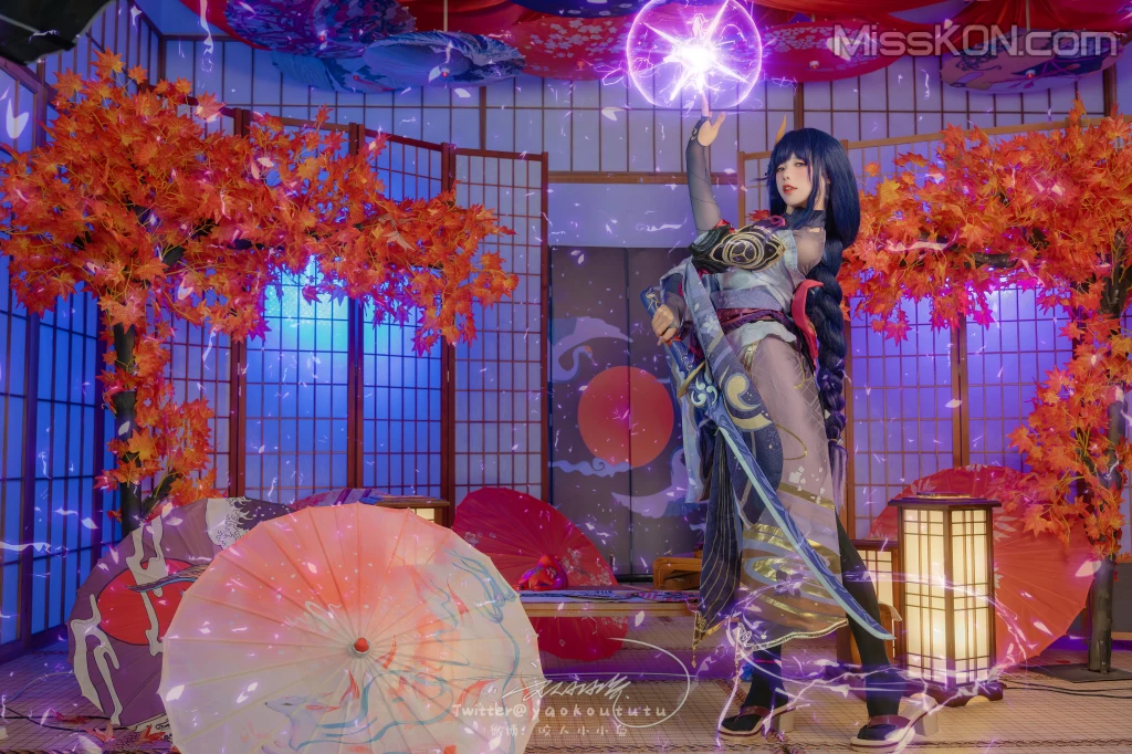 Coser@黏黏团子兔: 原神雷电将军 (76 photos ) 