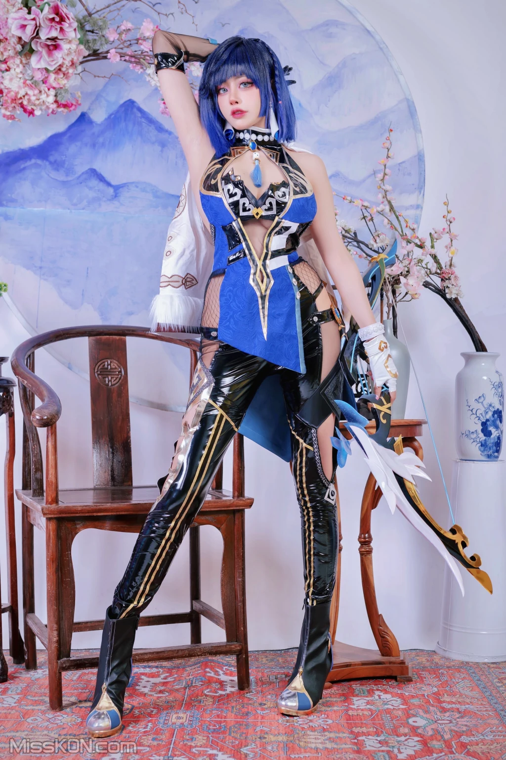 Coser@Byoru: Yelan Genshin Impact (80 photos ) 
