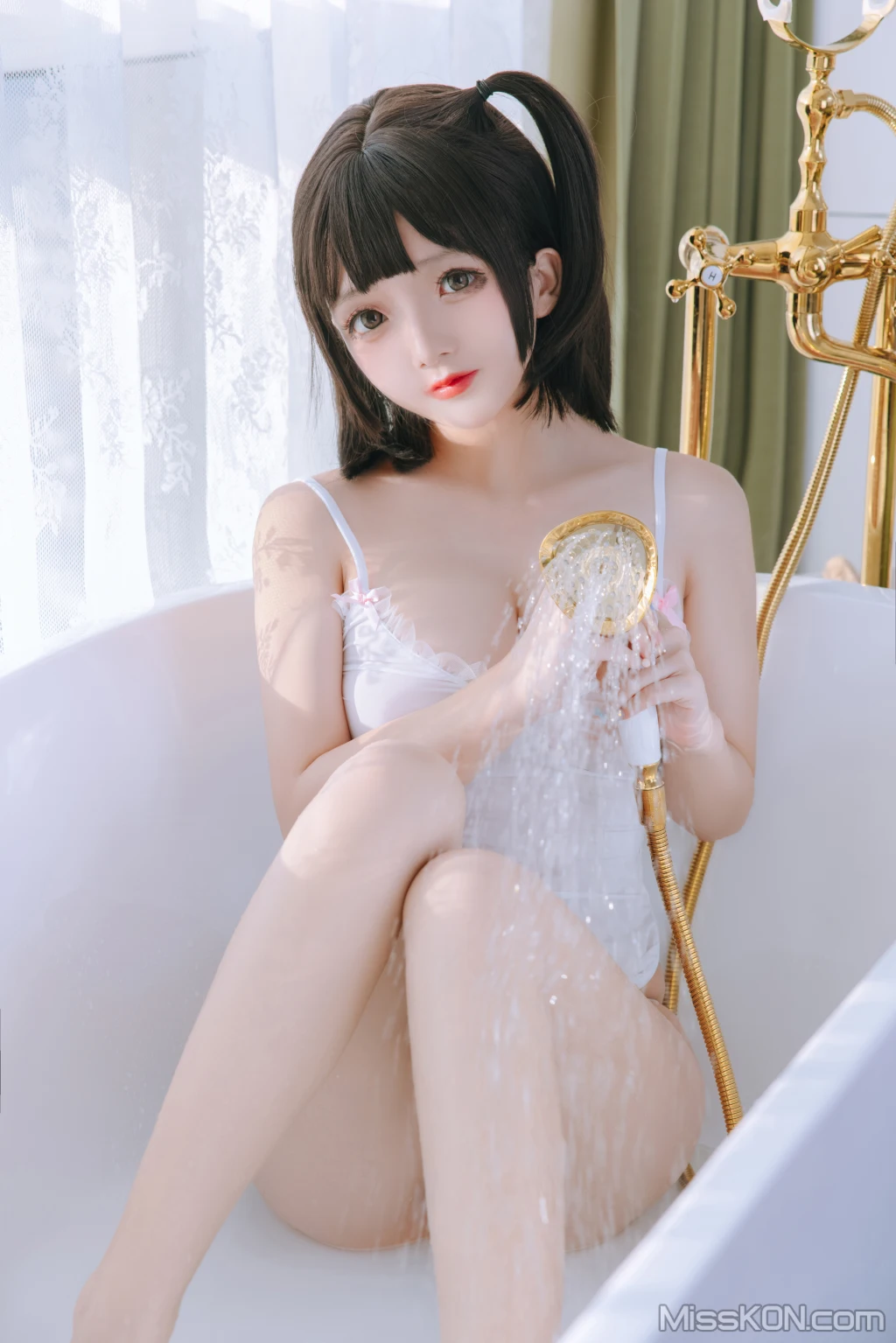 Coser@日奈娇: 湿身小白裙 (97 photos) 2 Coser@日奈娇: 湿身小白裙 (97 photos) 2