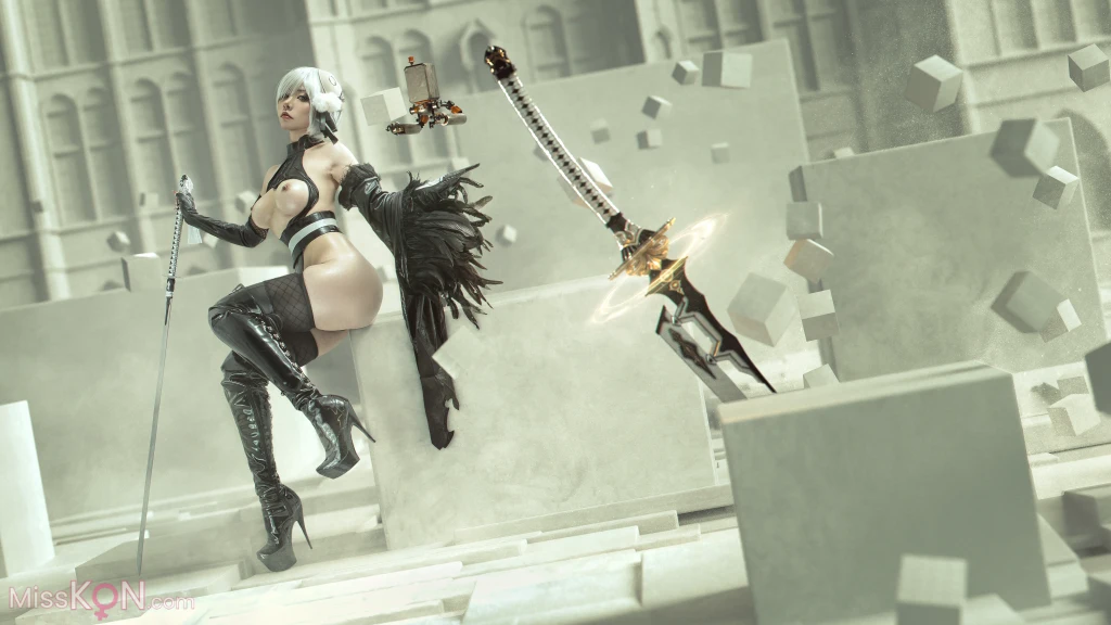 Coser@爆机少女喵小吉 (Nekokoyoshi): 尼尔 机械纪元 人形兵器 (13 photos) 