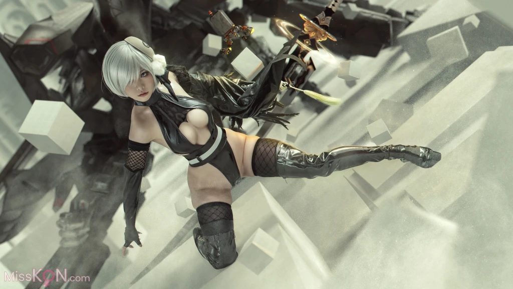 Coser@爆机少女喵小吉 (Nekokoyoshi): 尼尔 机械纪元 人形兵器 (13 photos) 