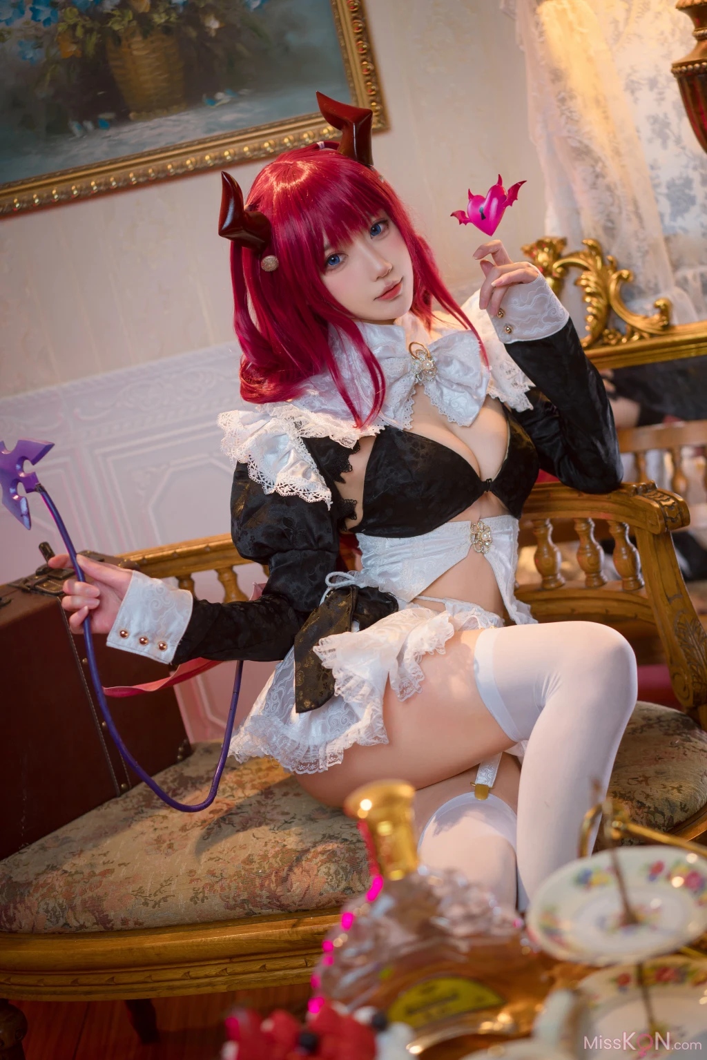 Coser@阿包也是兔娘: 莉莉娅女仆 (28 photos) 