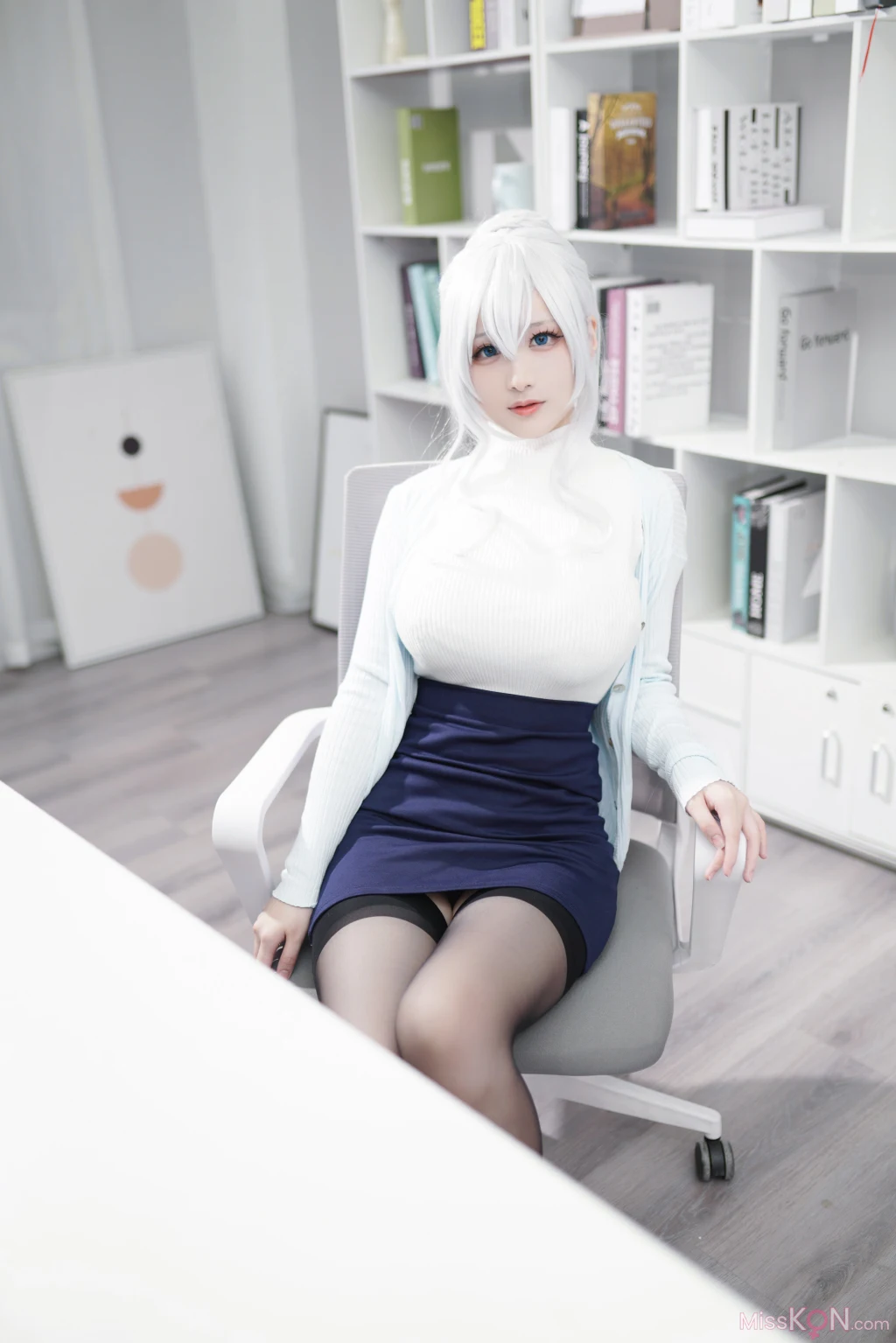Coser@幼愛Youmeko: 未亡人雪女 (70 photos) 