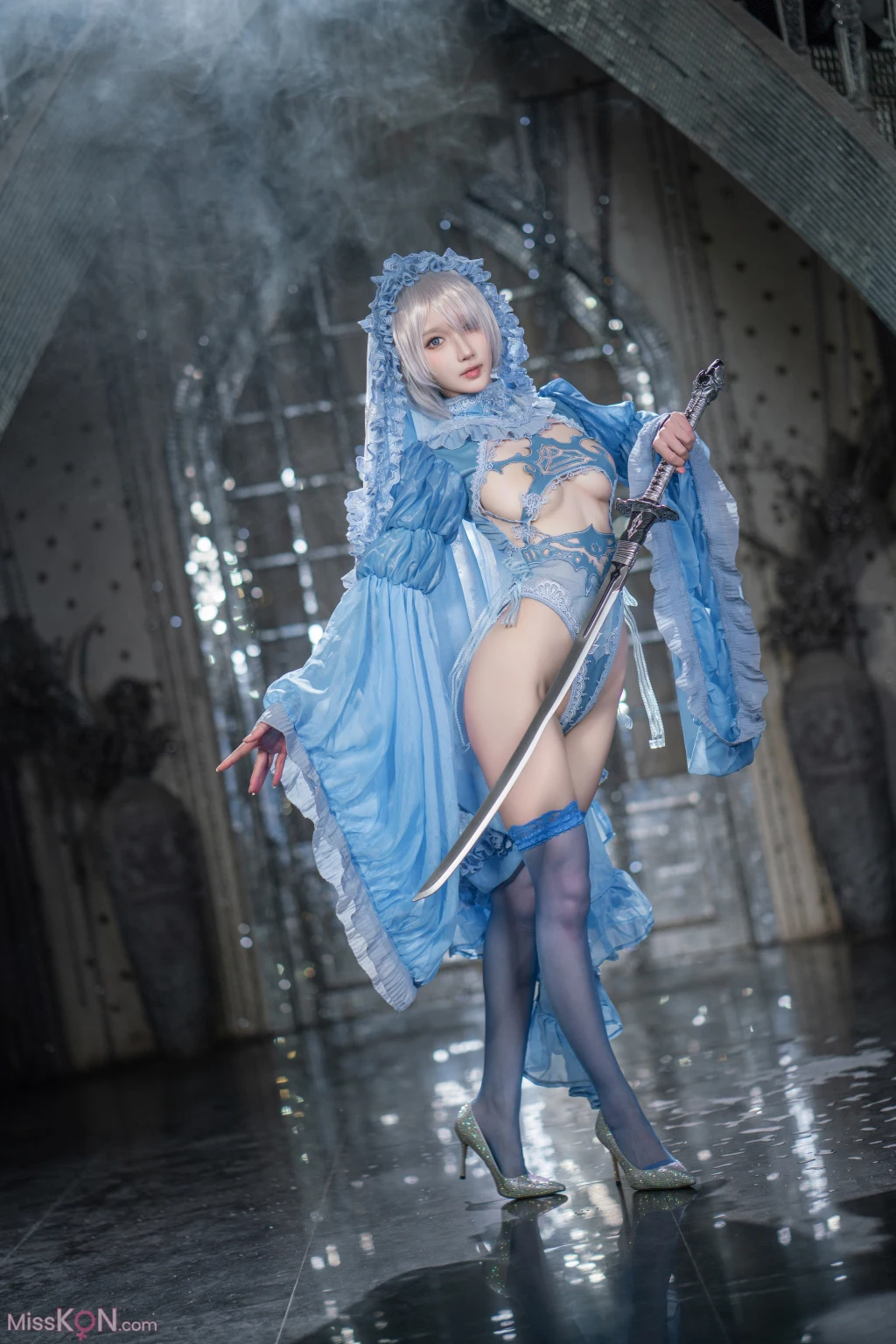 Coser@阿包也是兔娘: 冰雪2B (42 photos) 