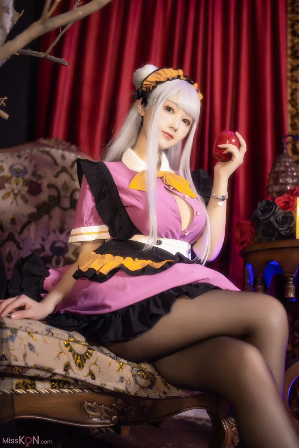 Coser@羽生三未: 万圣黑丝女仆 (37 photos) 7 Coser@羽生三未: 万圣黑丝女仆 (37 photos) 7