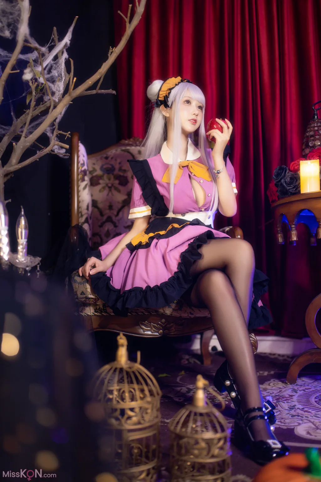 Coser@羽生三未: 万圣黑丝女仆 (37 photos) 6 Coser@羽生三未: 万圣黑丝女仆 (37 photos) 6