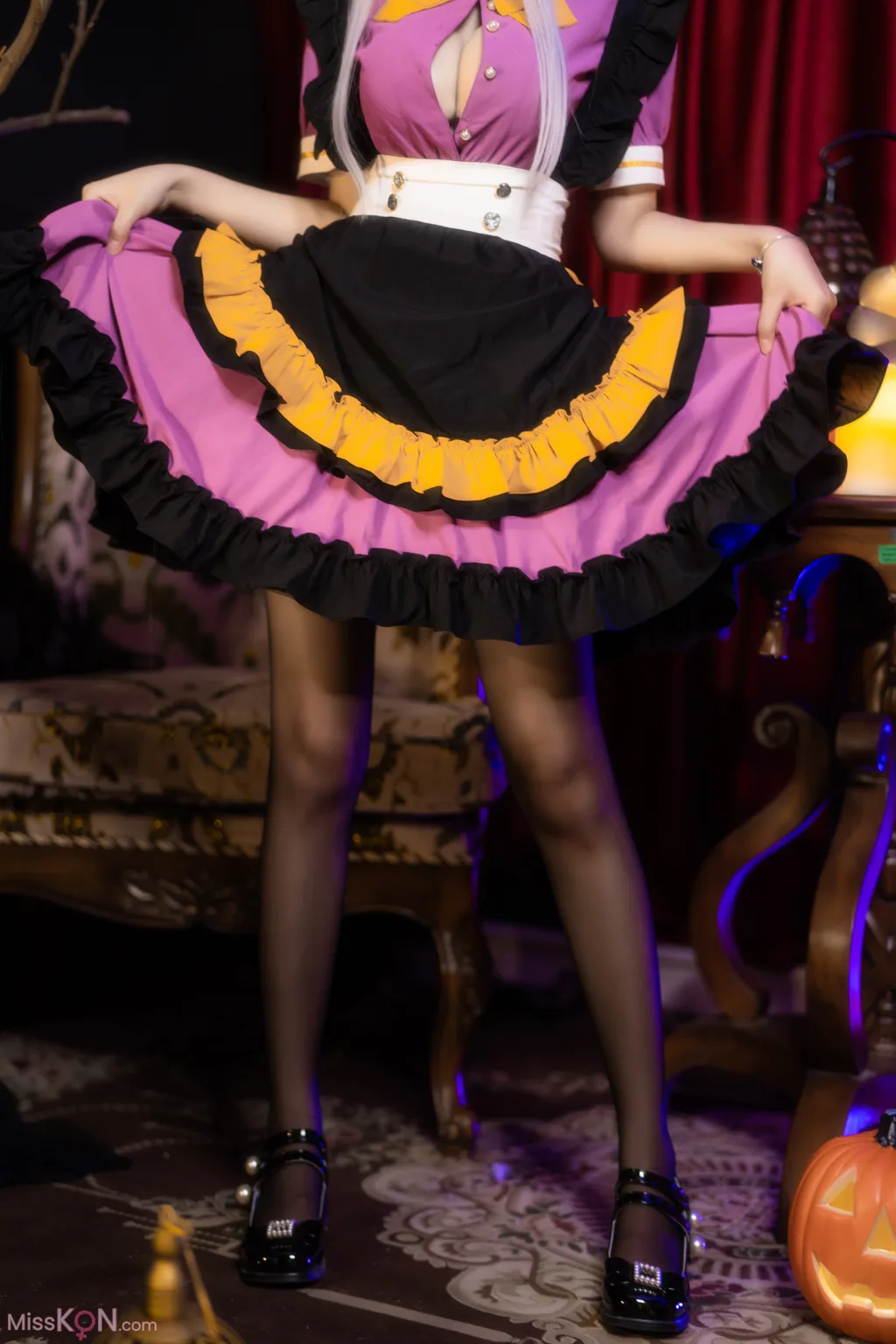 Coser@羽生三未: 万圣黑丝女仆 (37 photos) 12 Coser@羽生三未: 万圣黑丝女仆 (37 photos) 12