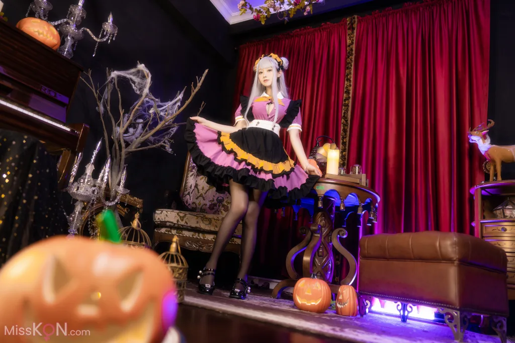 Coser@羽生三未: 万圣黑丝女仆 (37 photos) 10 Coser@羽生三未: 万圣黑丝女仆 (37 photos) 10