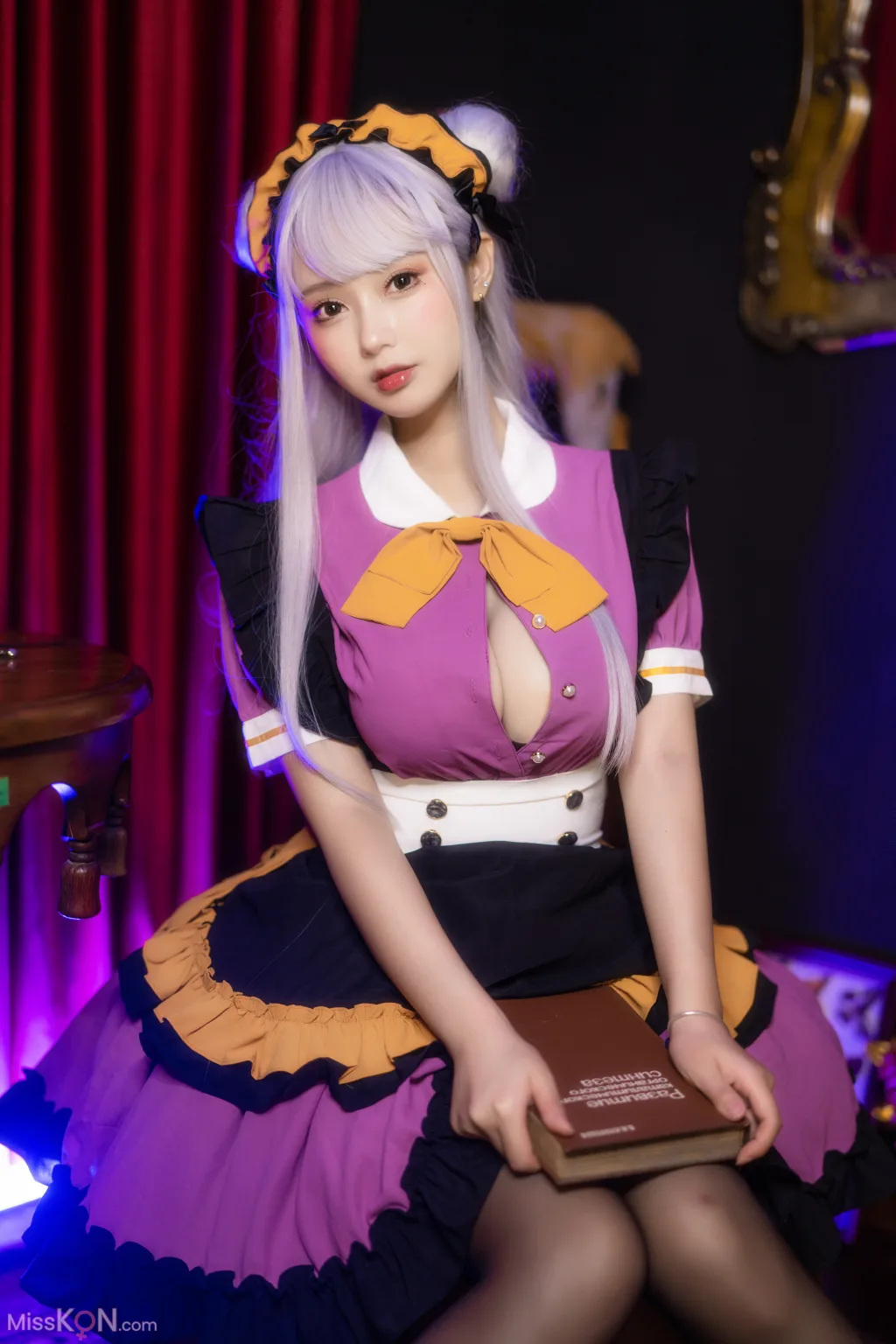 Coser@羽生三未: 万圣黑丝女仆 (37 photos) 15 Coser@羽生三未: 万圣黑丝女仆 (37 photos) 15
